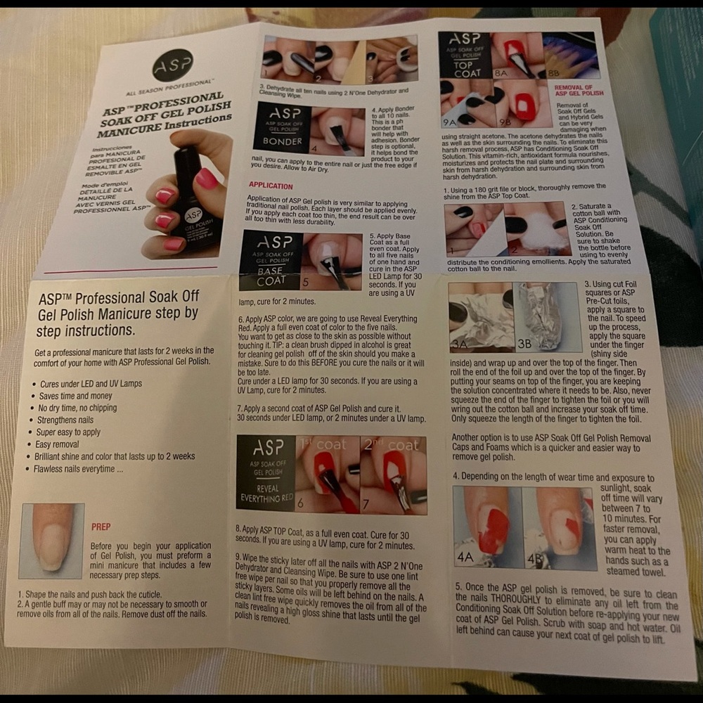 COPY - ASP Gel Nail Starter Set w/2 additional Polishes
